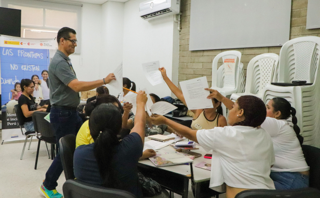 Capacitación Yarú Virtual para personas migrantes en Norte de Santander